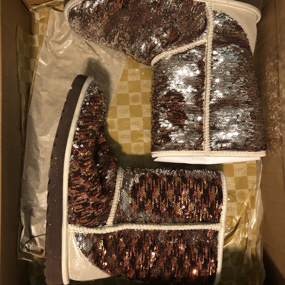 UGG mermaid sequin boots